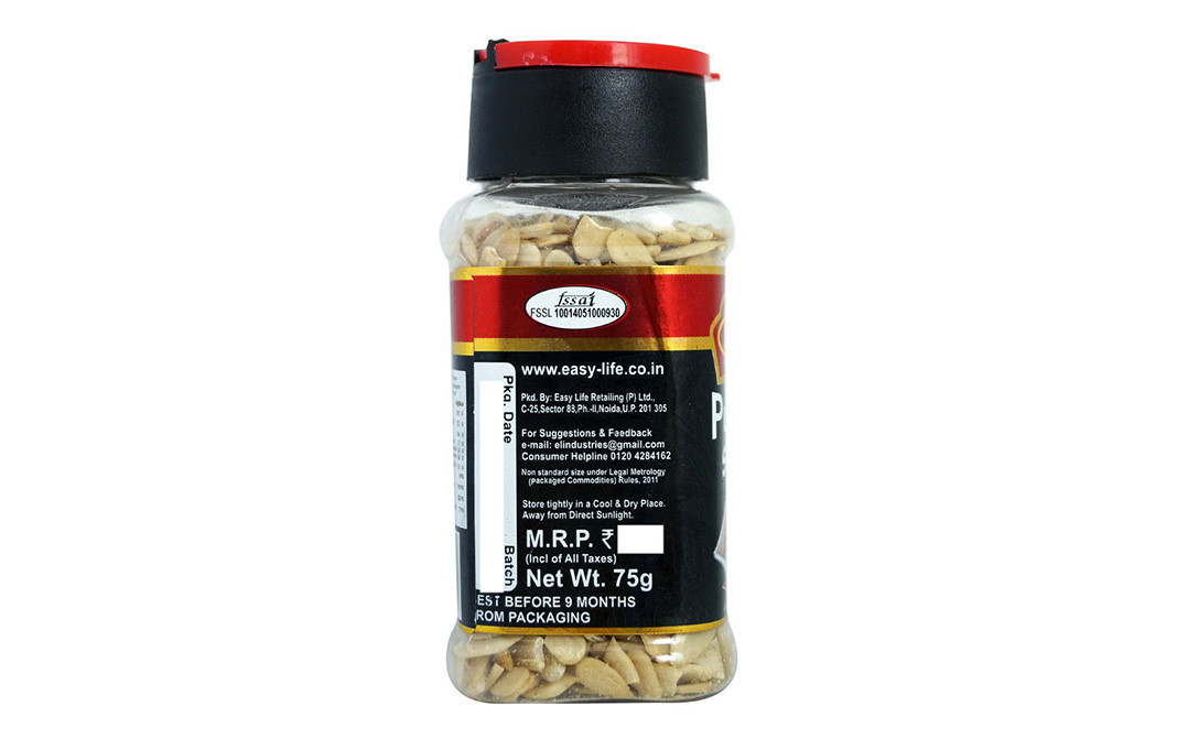 Easy Life Pumpkin Seeds    Bottle  75 grams